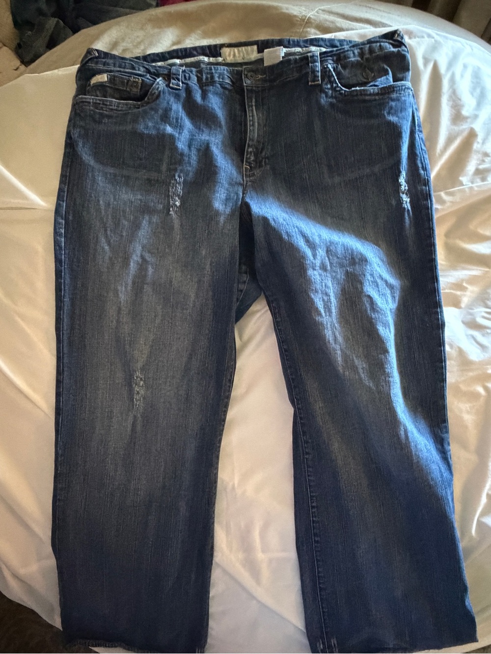 Baby Phat Women's Navy Blue Straight Leg Jeans